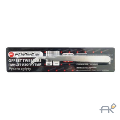 Пинцет изогнутый (L-125мм). в блистере (F-6943110)